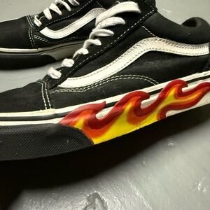 Vans with Flames 🔥